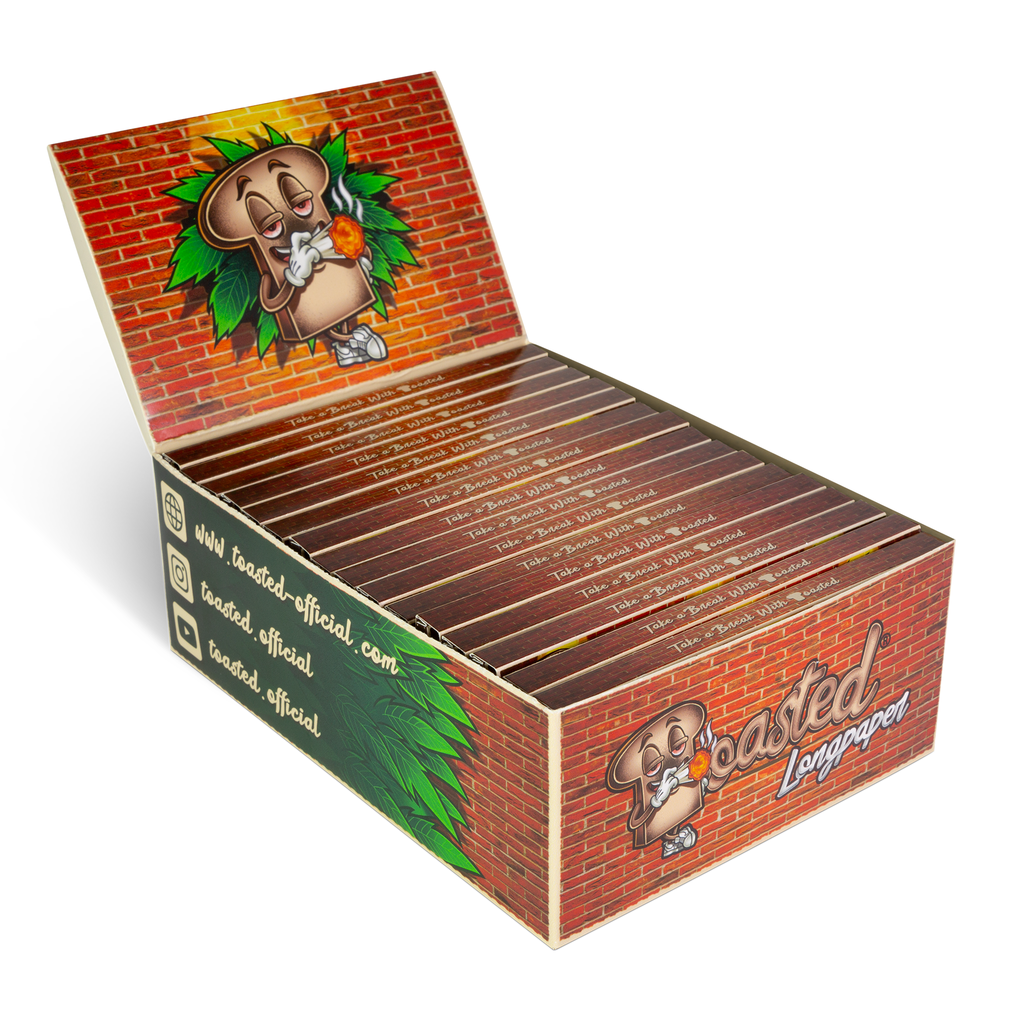 Longpapers King Size Slim + Filter Tips Display – Toasted