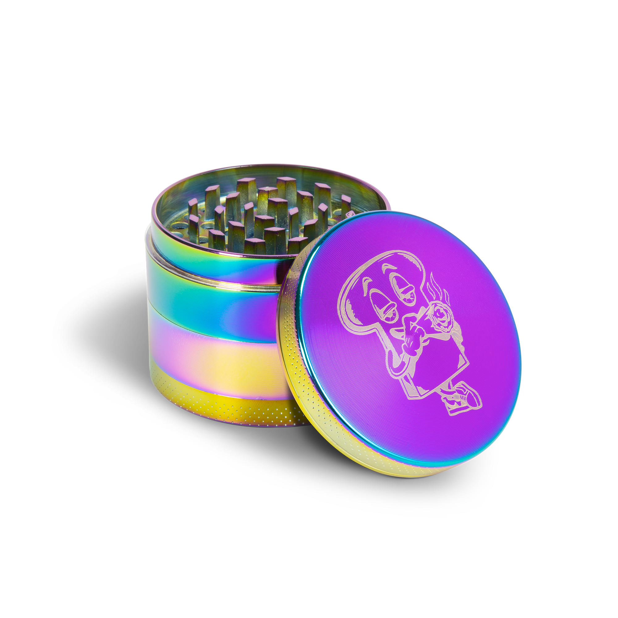 Zinc Alloy Herb Grinder (55mm) – Toasted